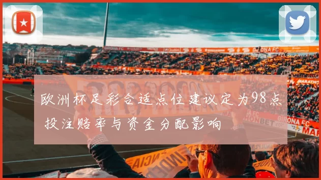 欧洲杯足彩合适点位建议定为98点 投注赔率与资金分配影响