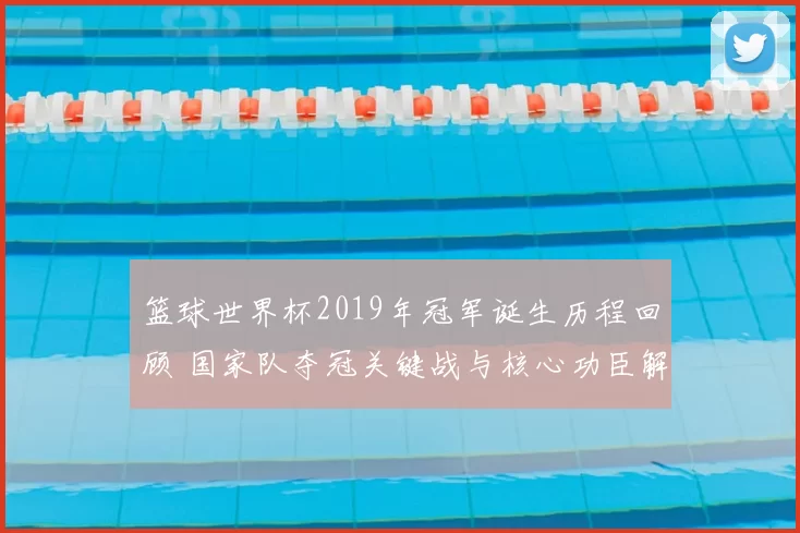 篮球世界杯2019年冠军诞生历程回顾 国家队夺冠关键战与核心功臣解析