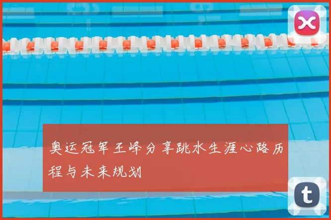 奥运冠军王峰分享跳水生涯心路历程与未来规划