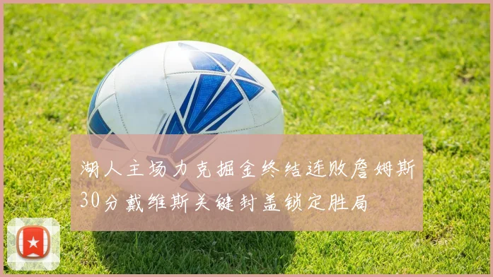 湖人主场力克掘金终结连败詹姆斯30分戴维斯关键封盖锁定胜局